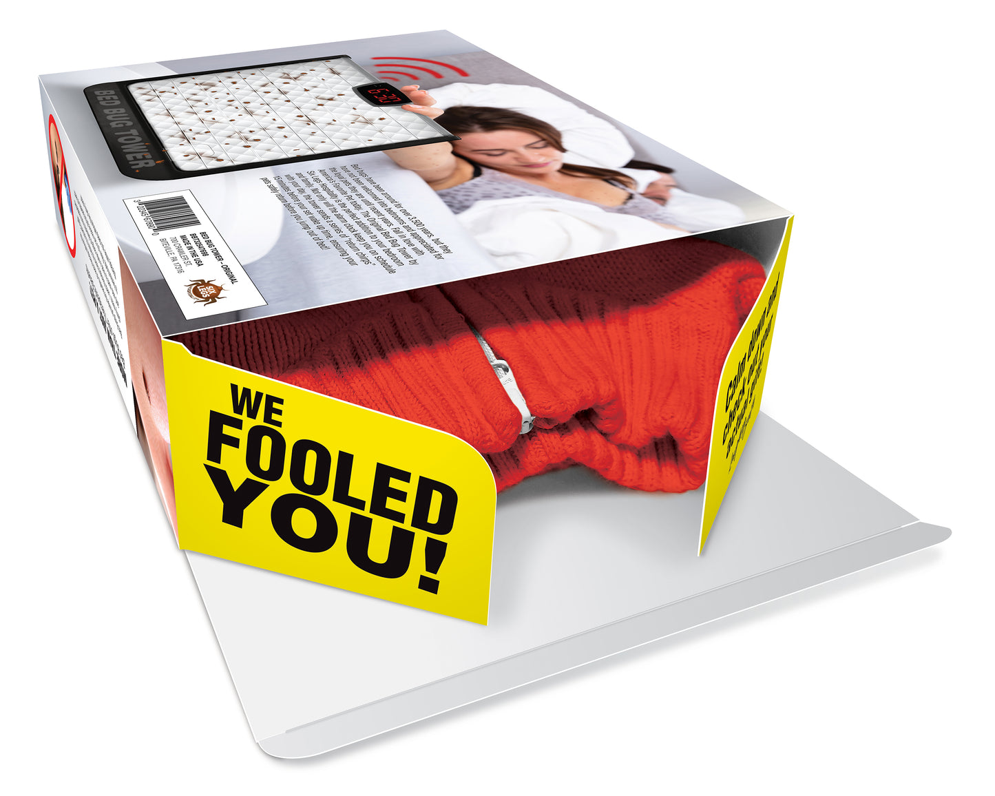 Laughing Smith Bed Bug Tower - Prank Gag Gift Box