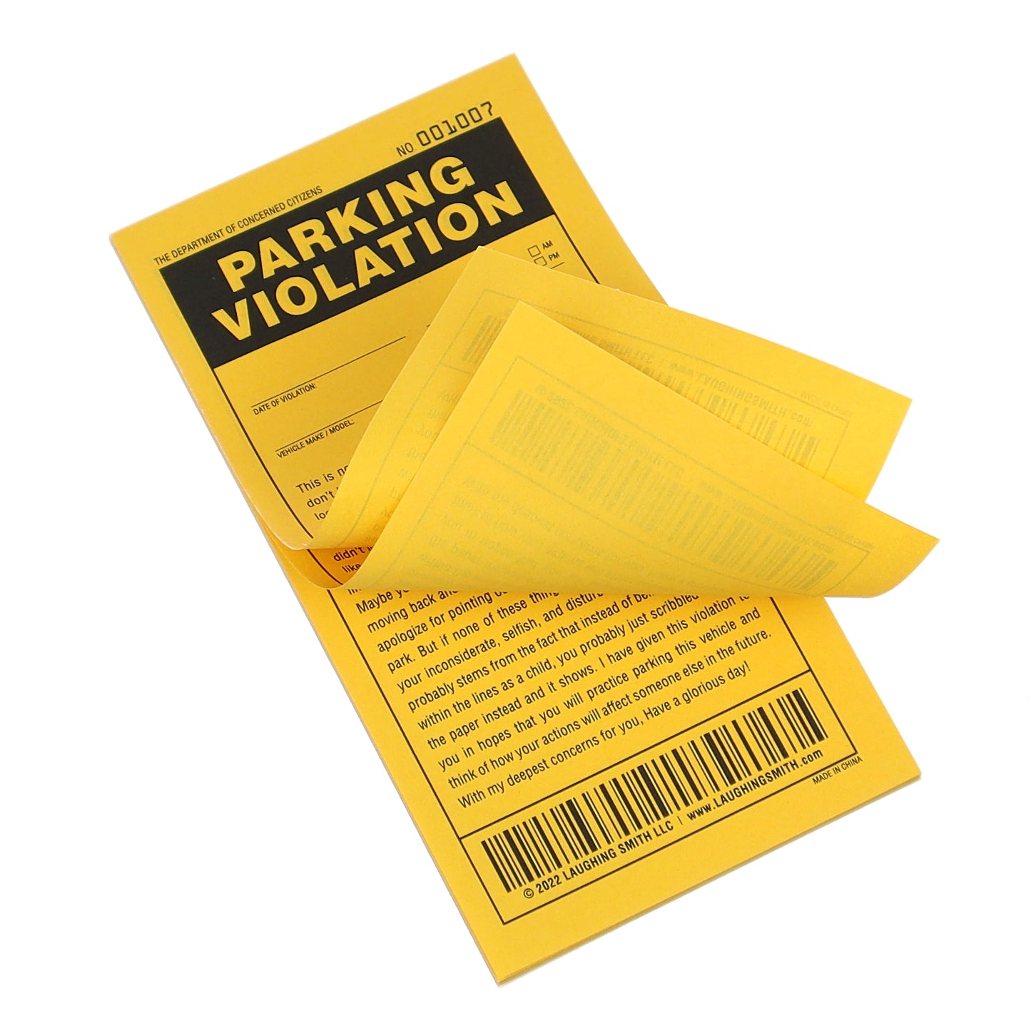 25 Funny Fake Parking Tickets