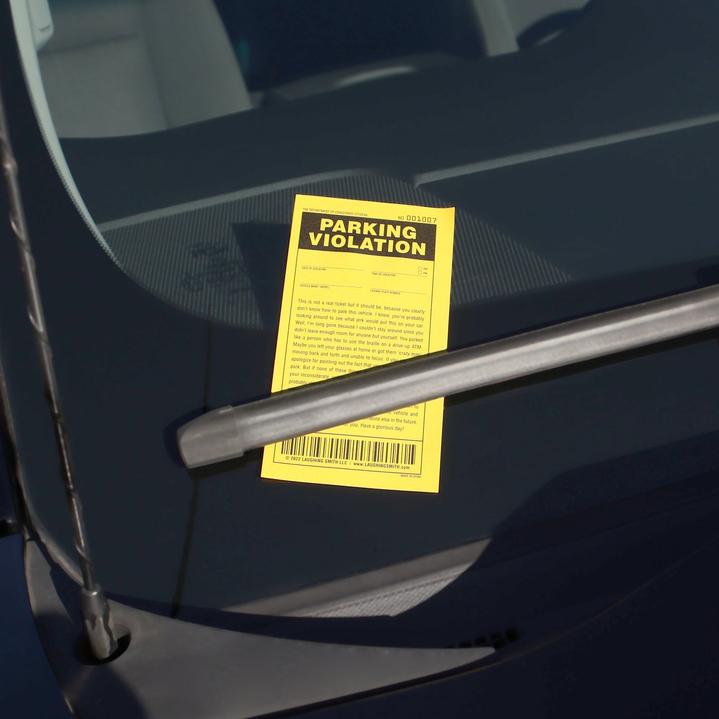 25 Funny Fake Parking Tickets