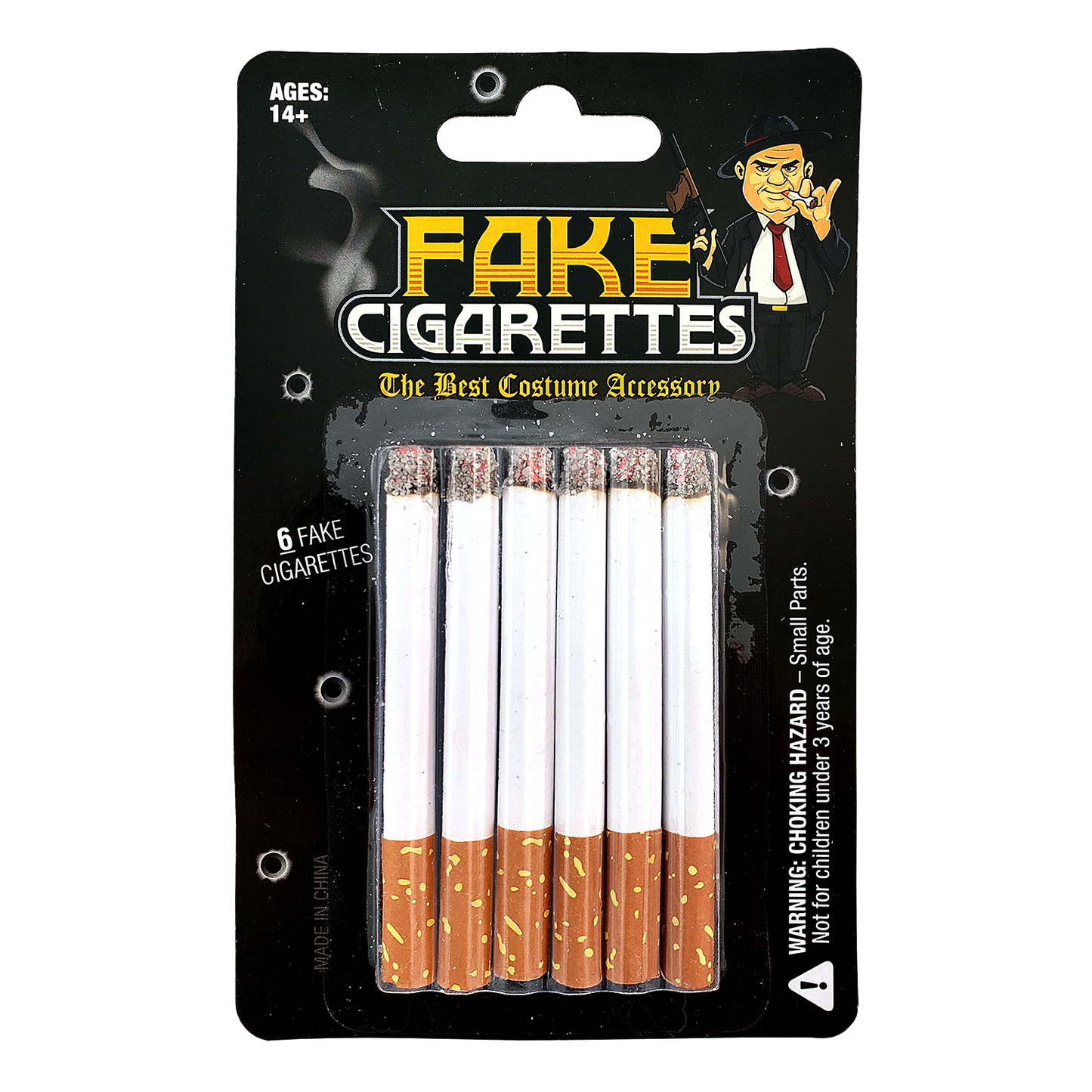 Fake Cigarettes (Pack of 6) - Realistic Movie, Stage & Costume Theatre Props