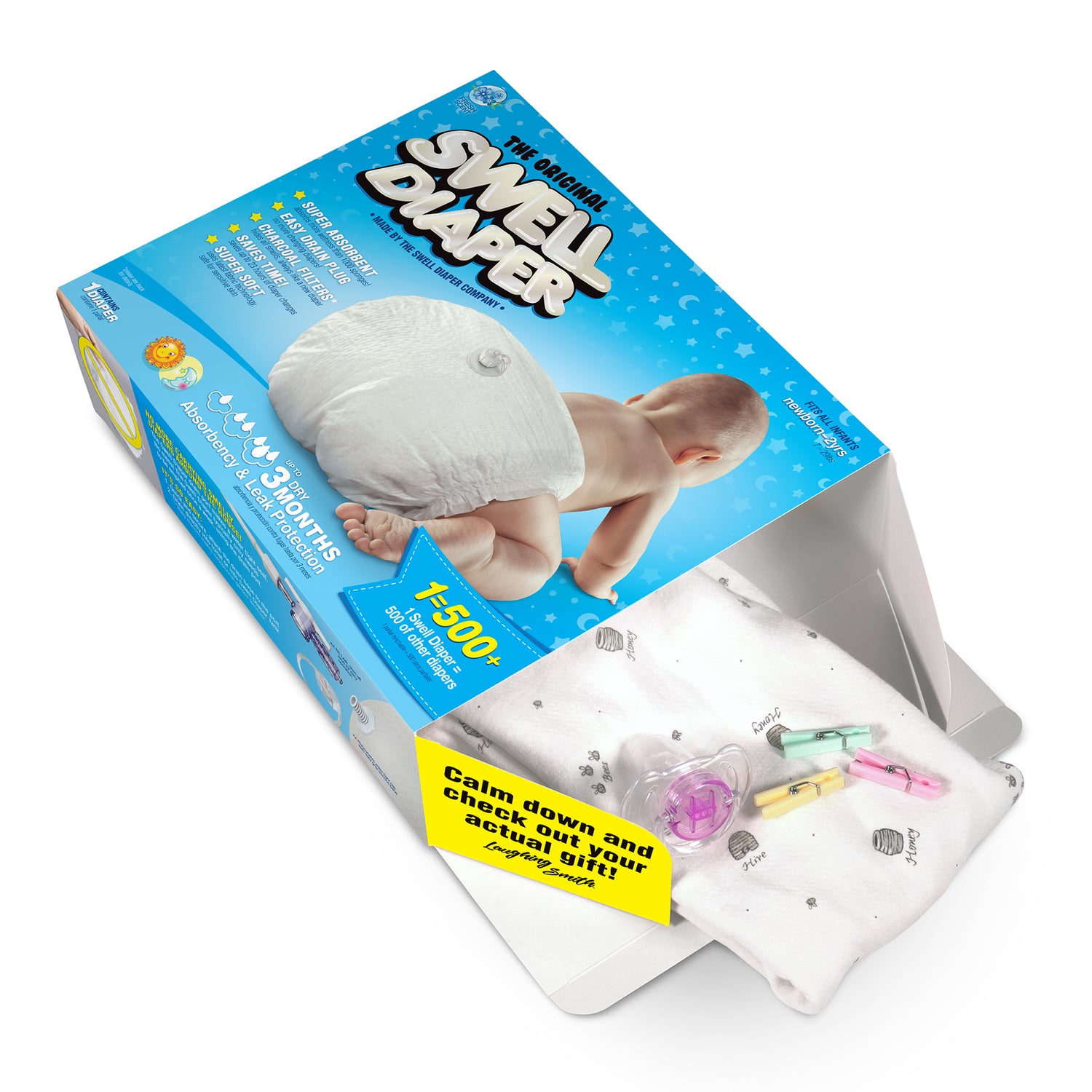 open box diapers