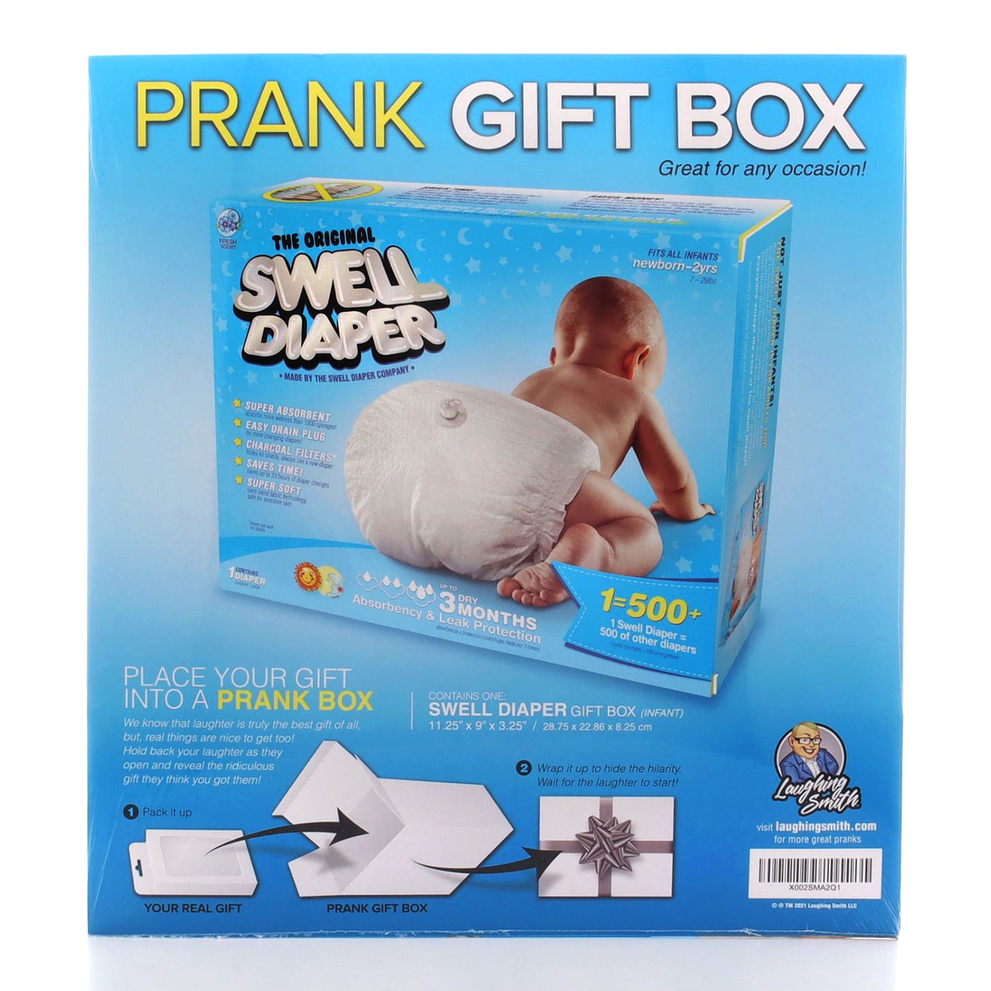 Swell Baby Diaper – Prank Gift Box – Gag Gift Boxes for First Time Parents Presents & Funny Hilarious Joke Gift Box to Wrap Your ‘Real Present