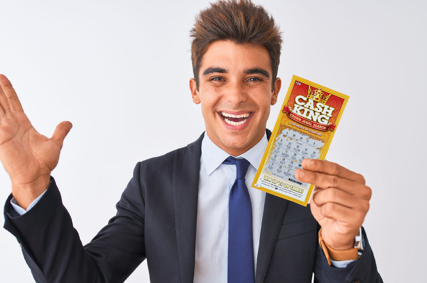Cash King & Millionaire Jackpot Fake Lottery Tickets
