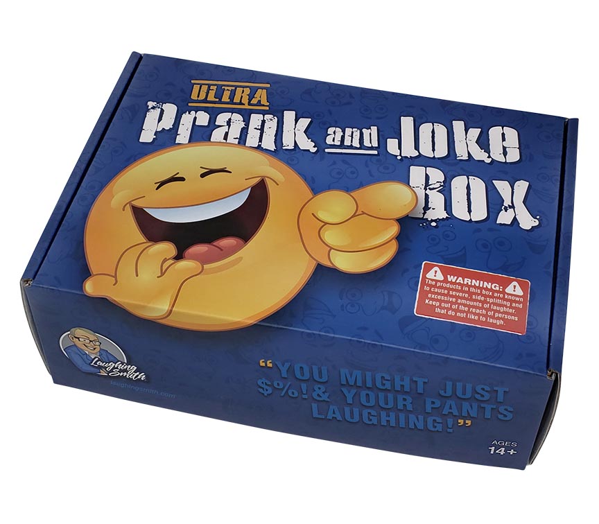 Laughing Smith Ultra Prank and Joke Box - 28 Funny Pranks with Over 80 Total Pieces